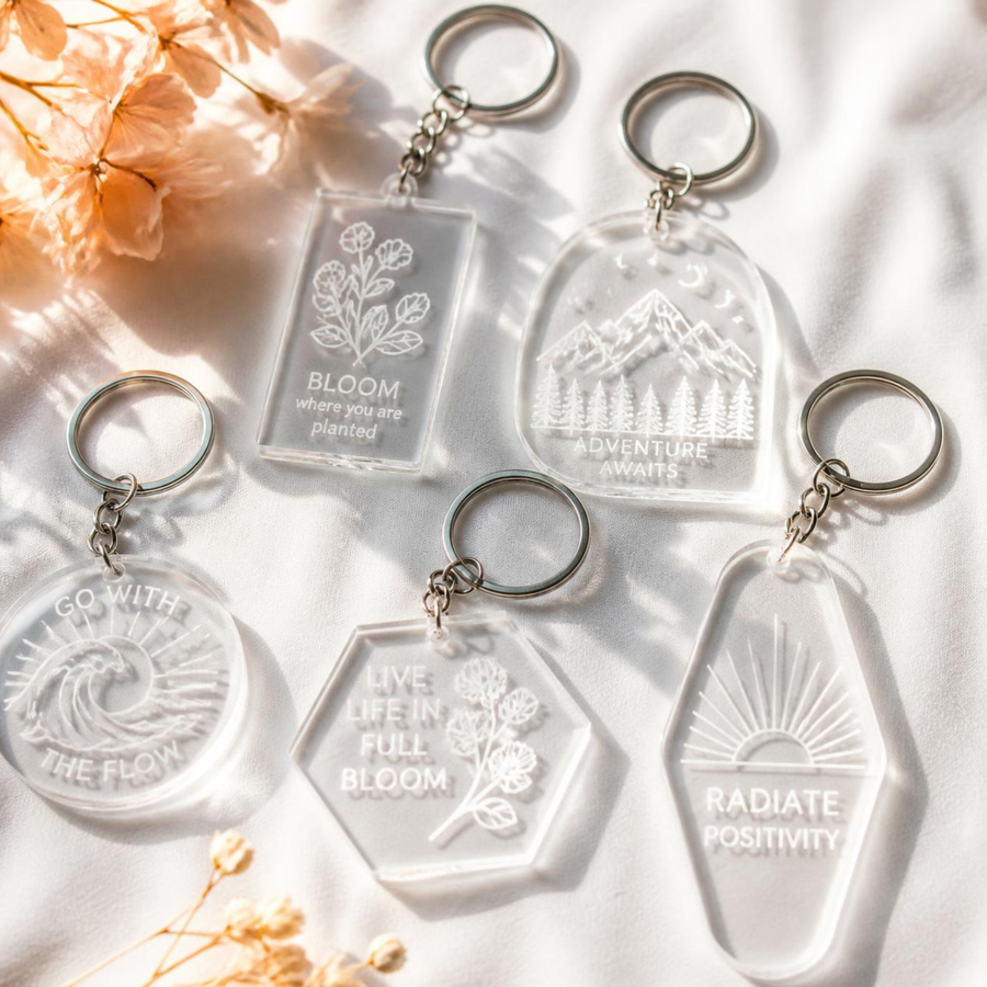 Engraved acrylic