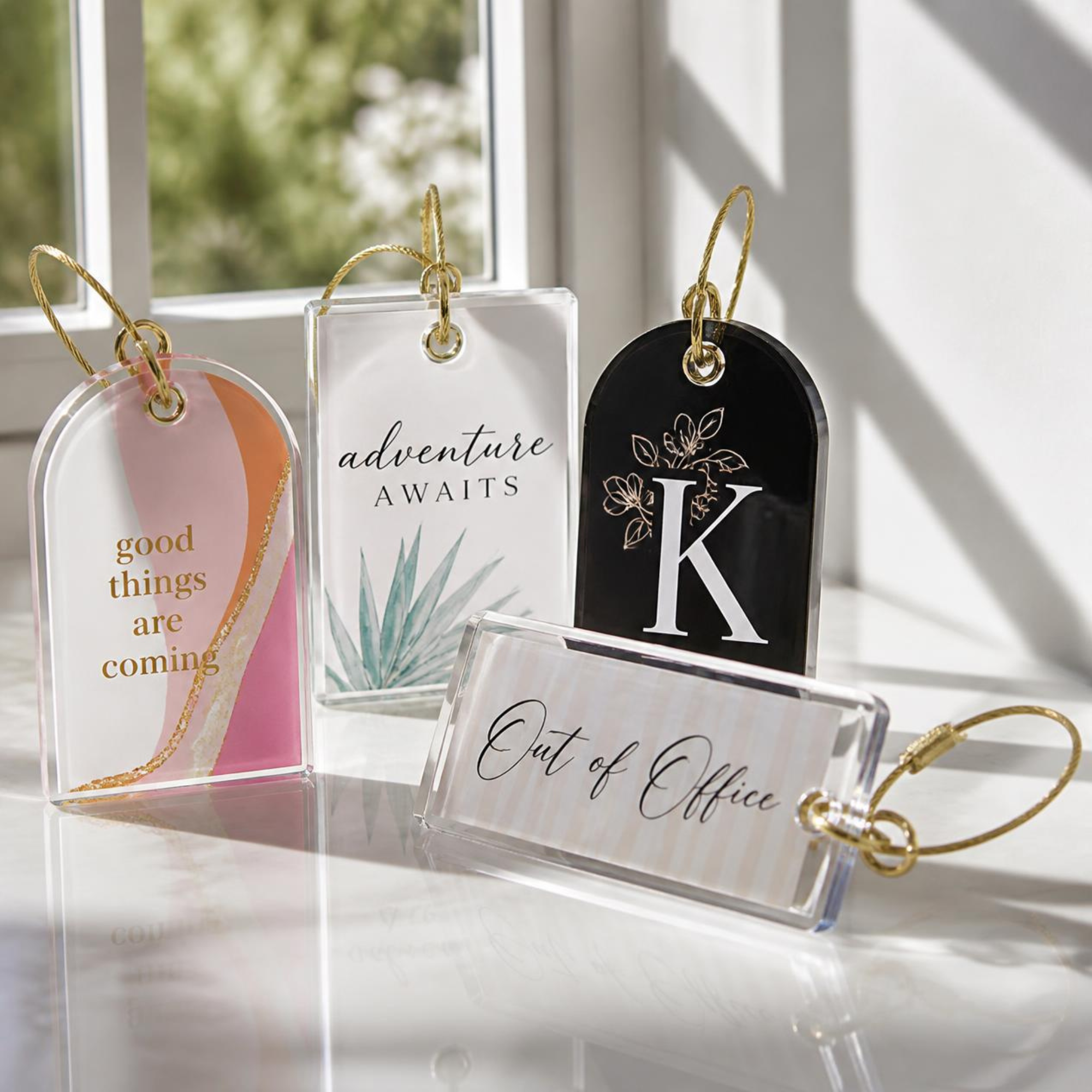 Tags that stand out wherever they travel.