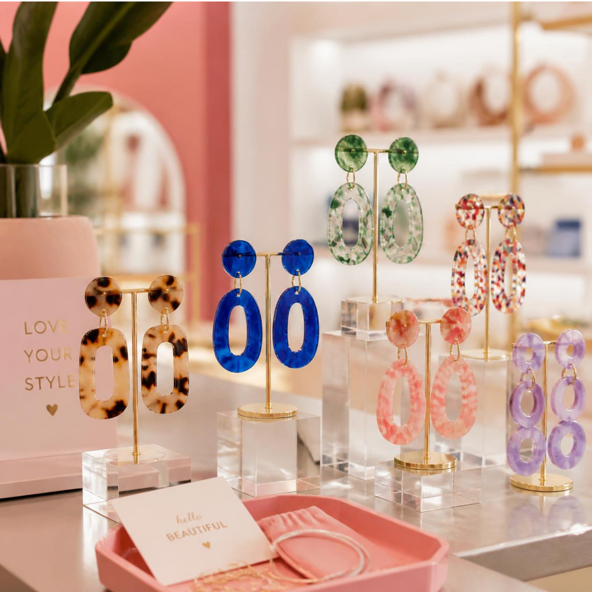 Design earrings that produce beautifully.